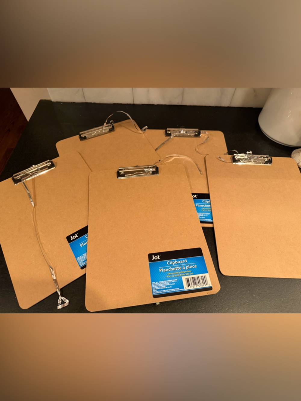 Set of 5 Clipboards
